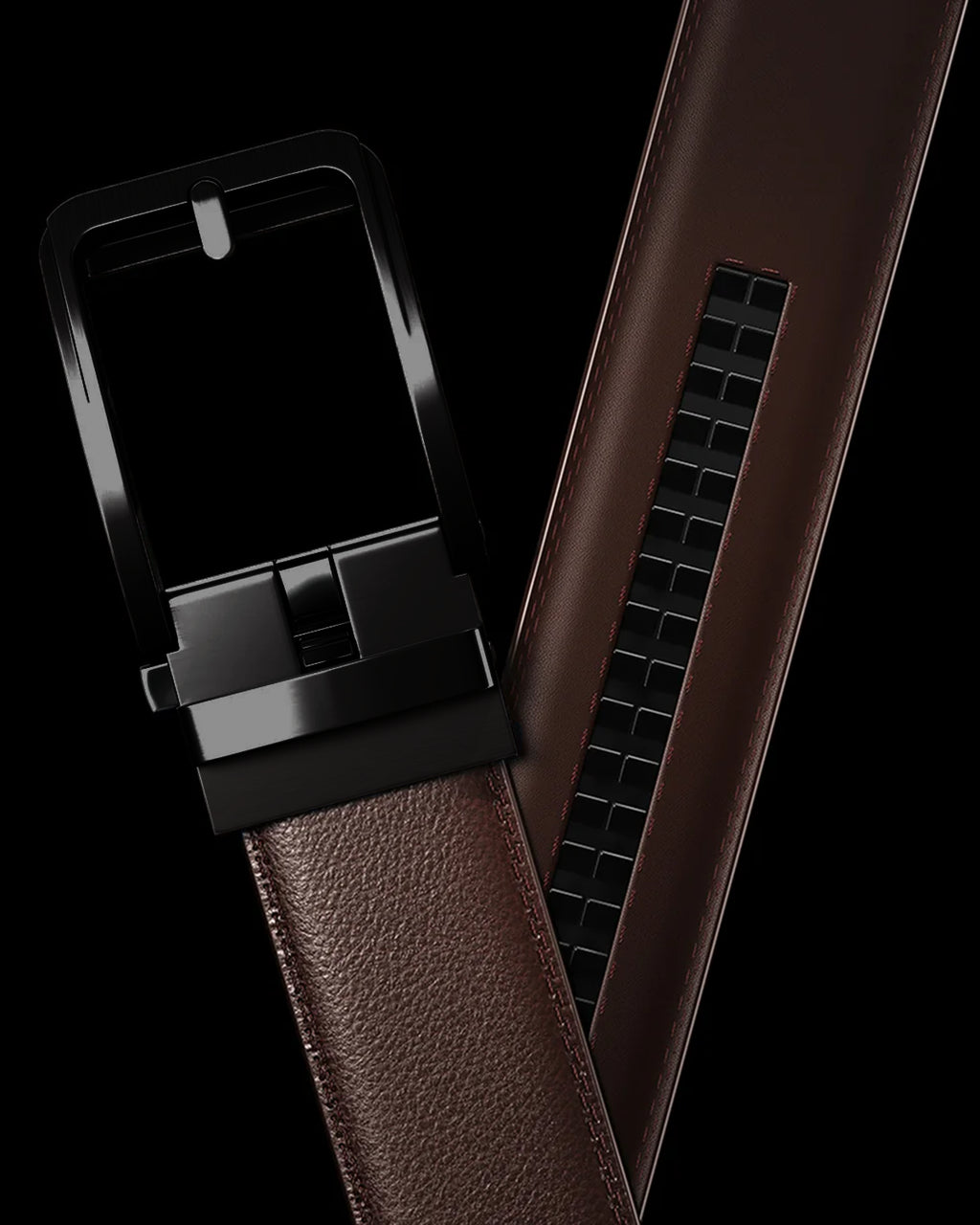 Cinturón de cuero ajustable Black edition