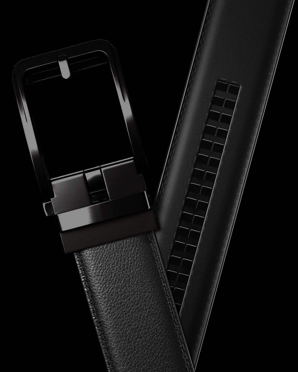 Cinturón de cuero ajustable Black edition