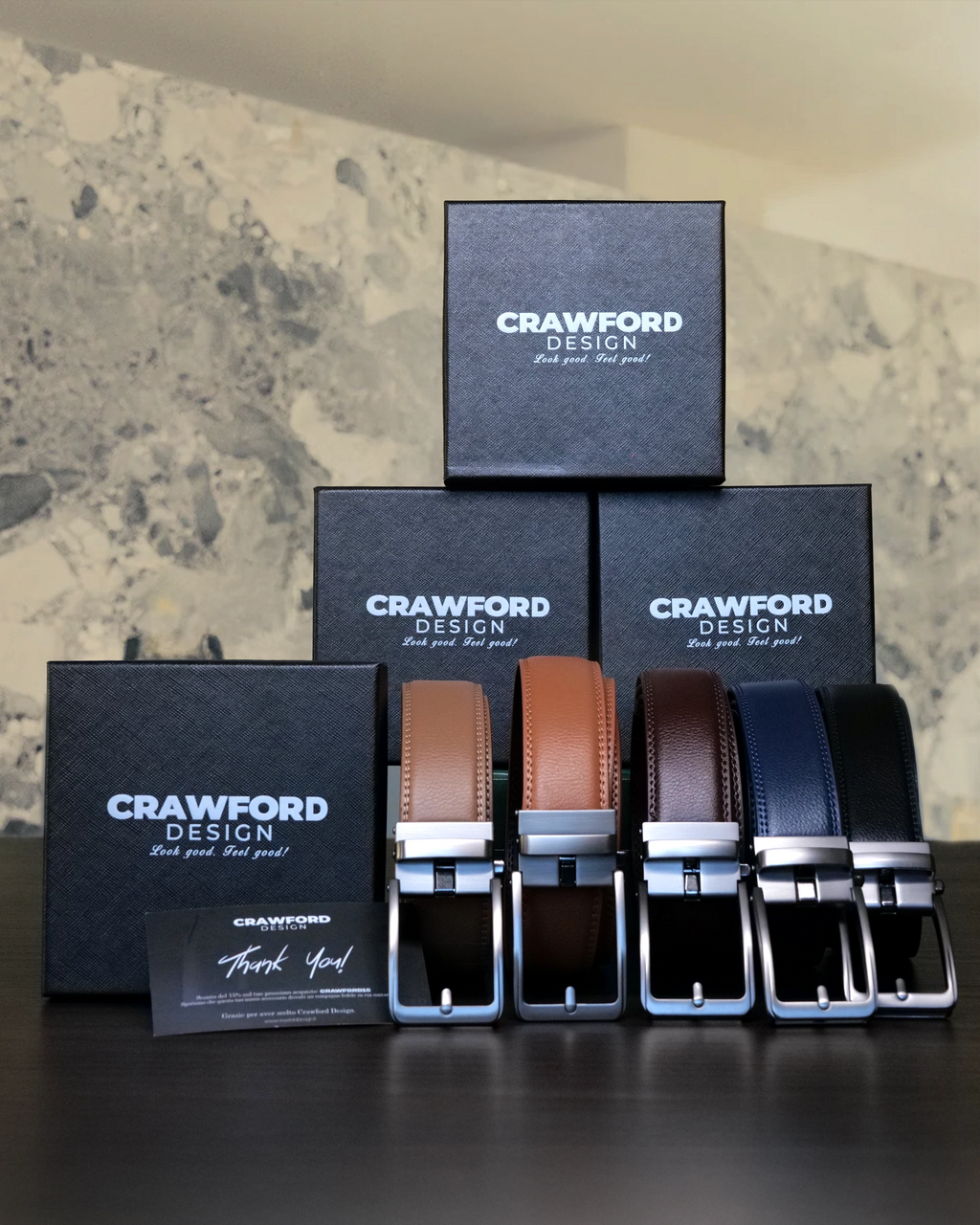 Cinturón de cuero ajustable