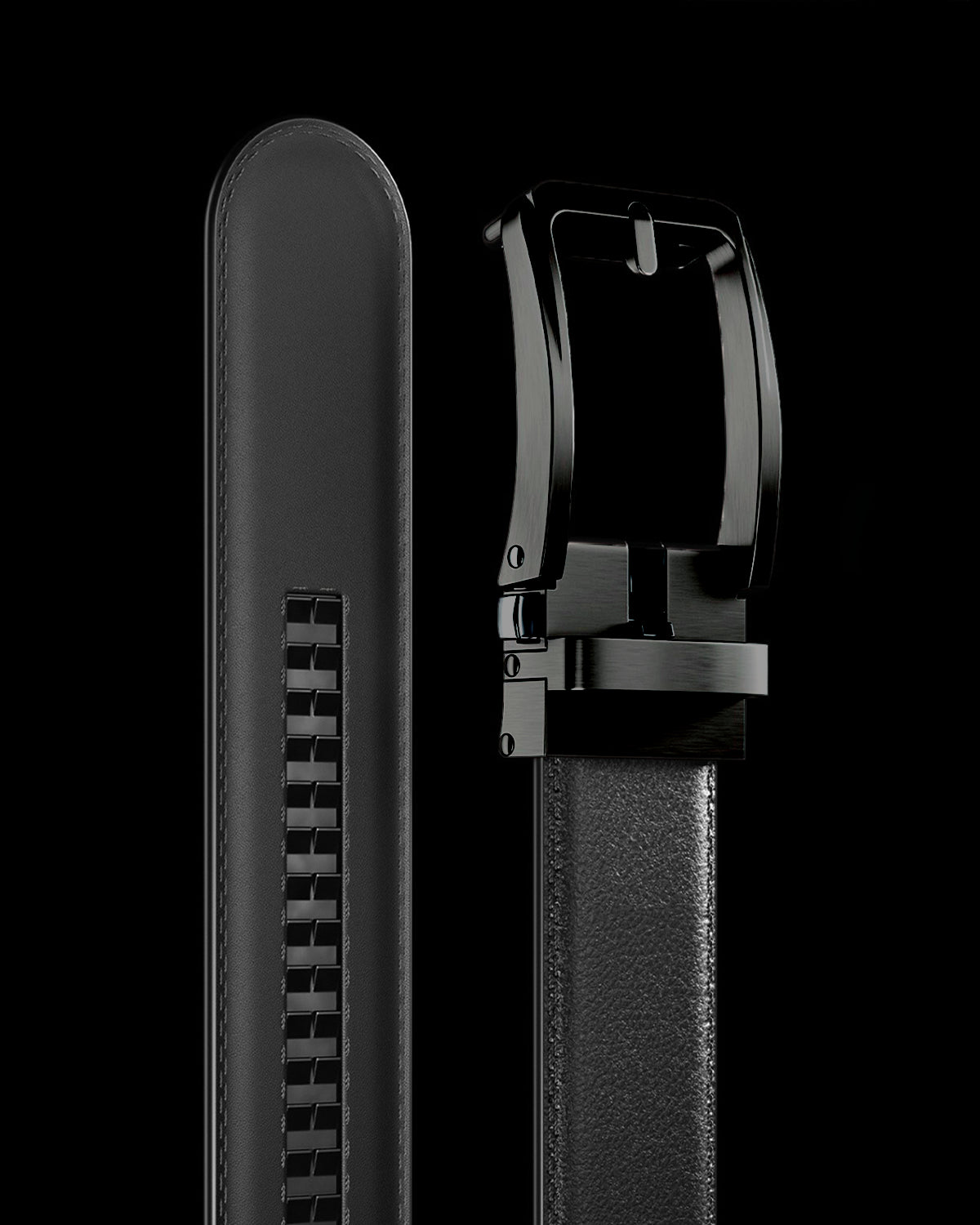 Cinturón de cuero ajustable Black edition