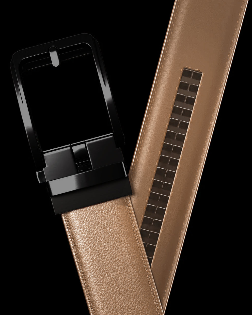 Cinturón de cuero ajustable Black edition