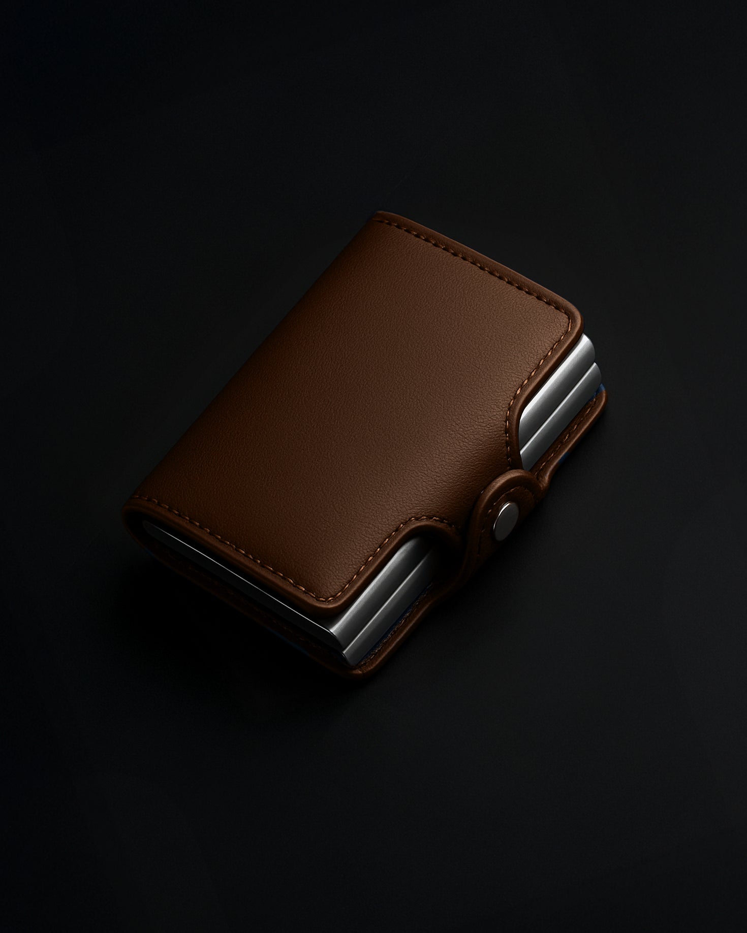 Cartera slim anti-RFID con clip